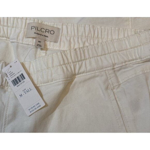 NWT Size M Tall- Pilcro The Izzie Relaxed Pull-On Barrel Pants Cotton (US$ 118) - Picture 15 of 15